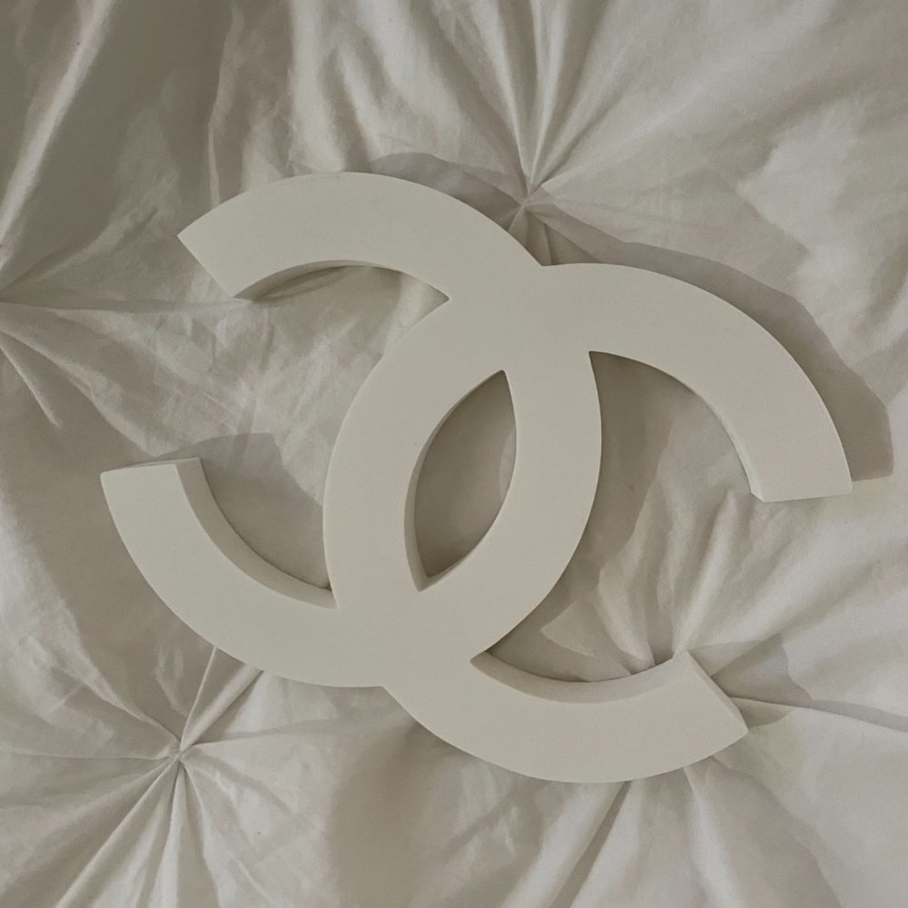 Designer Logo Sign • White